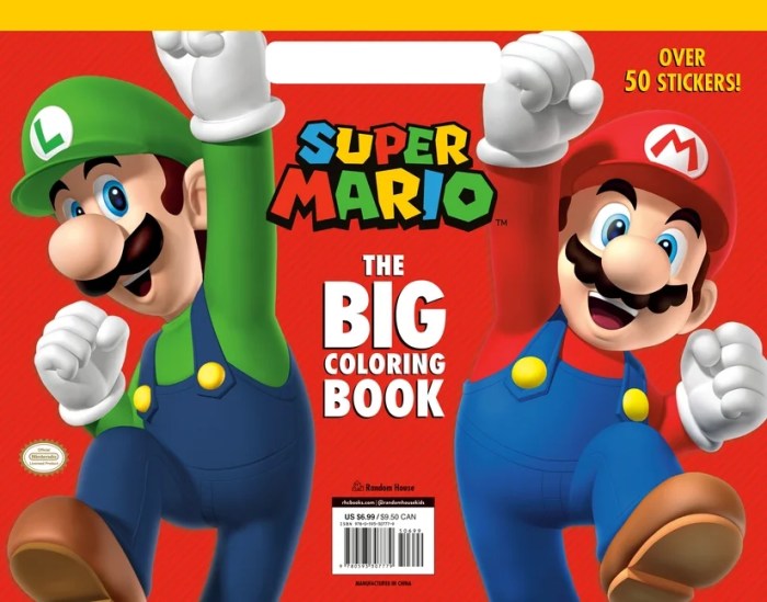 Super mario coloring book